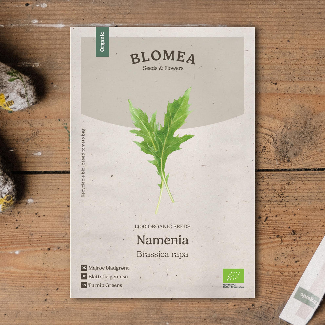 Nauriin siemenet 'Namenia' - 1400 luomusiementä