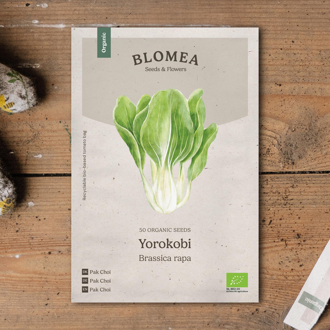 Pinaattikiinankaalin siemenet 'Yorokobi' - 50 luomusiementä