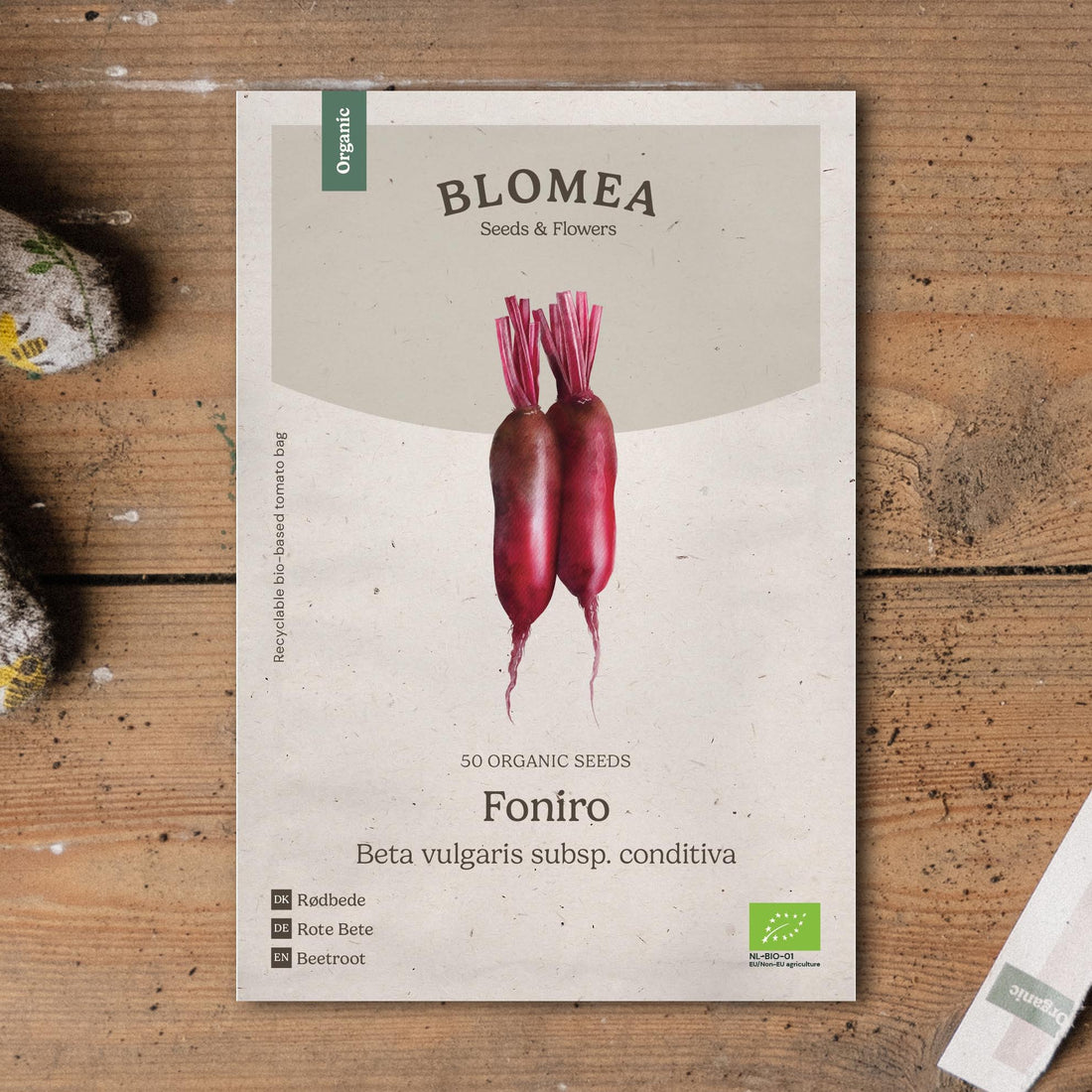 Punajuuren siemenet 'Foniro' - 50 luomusiementä