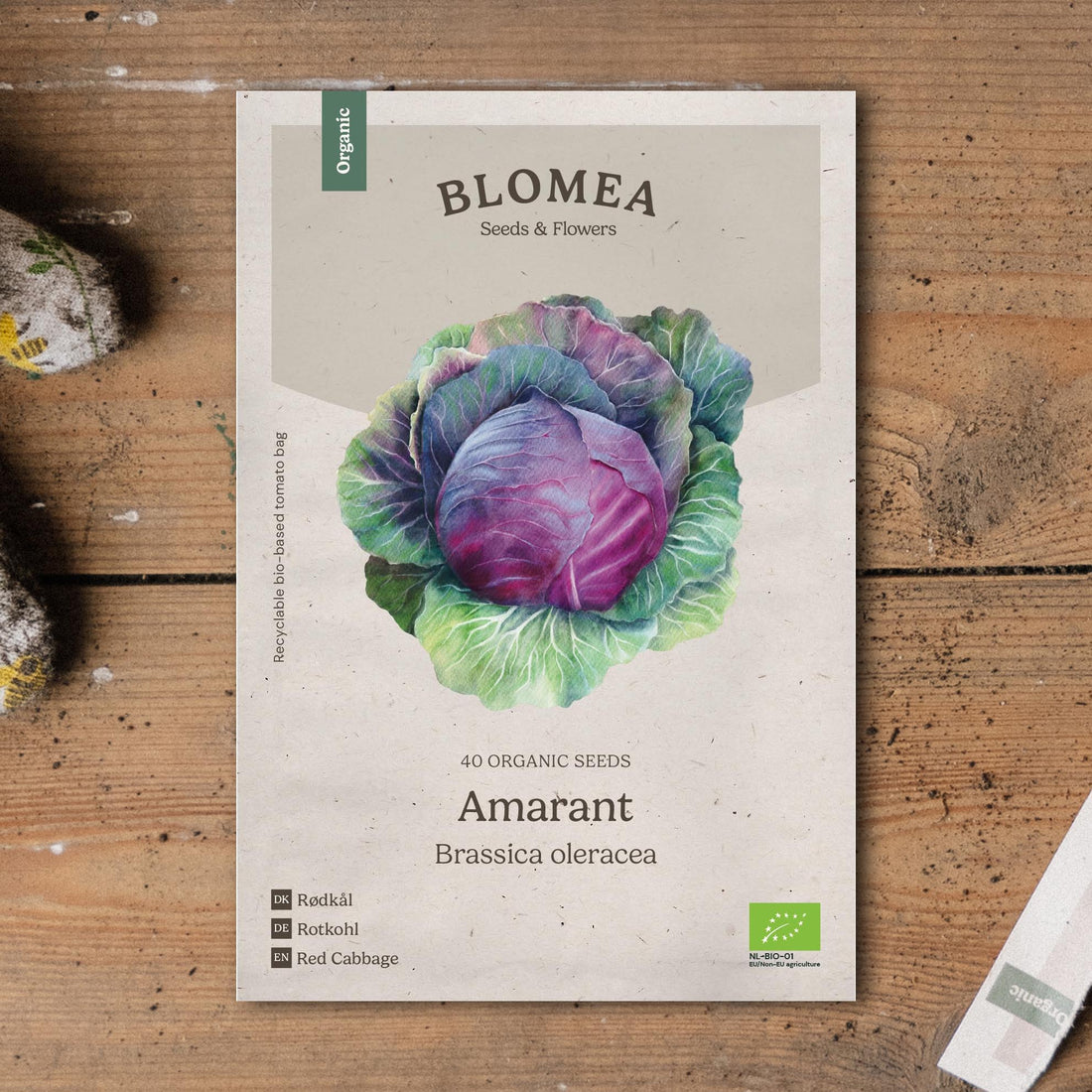 Punakaalin siemenet 'Amarant' - 40 luomusiementä