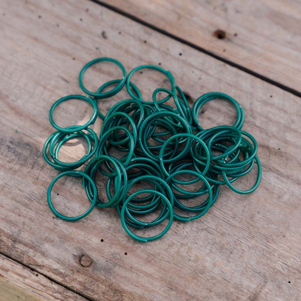 PVC - päällysteiset kasviringit, 3 kpl