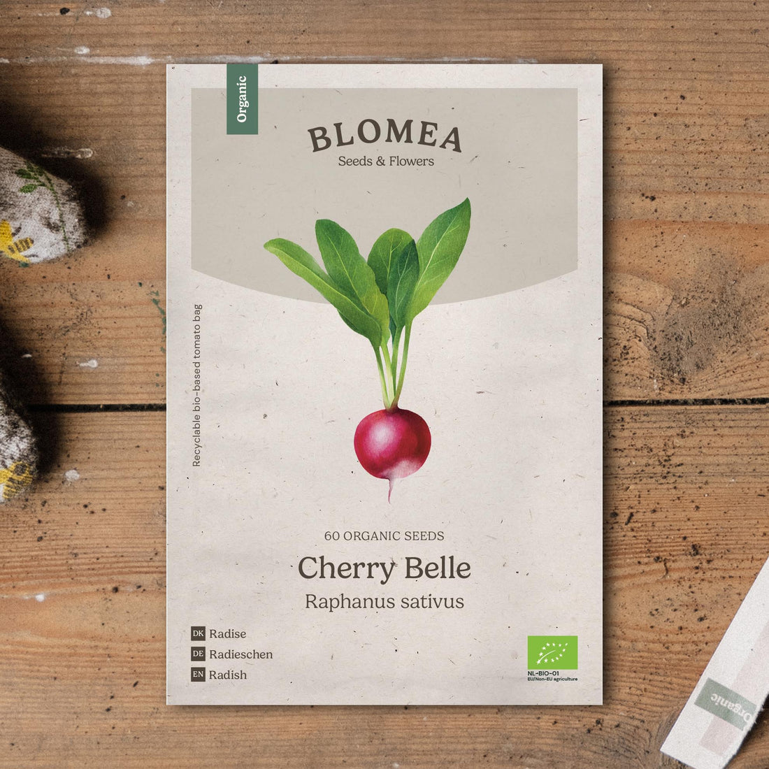 Retiisin siemenet 'Cherry Belle' - 60 luomusiementä