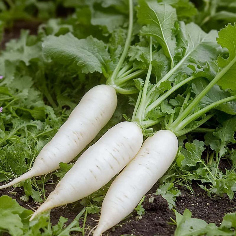 Retiisin siemenet 'White Icicle' - 50 luomusiementä