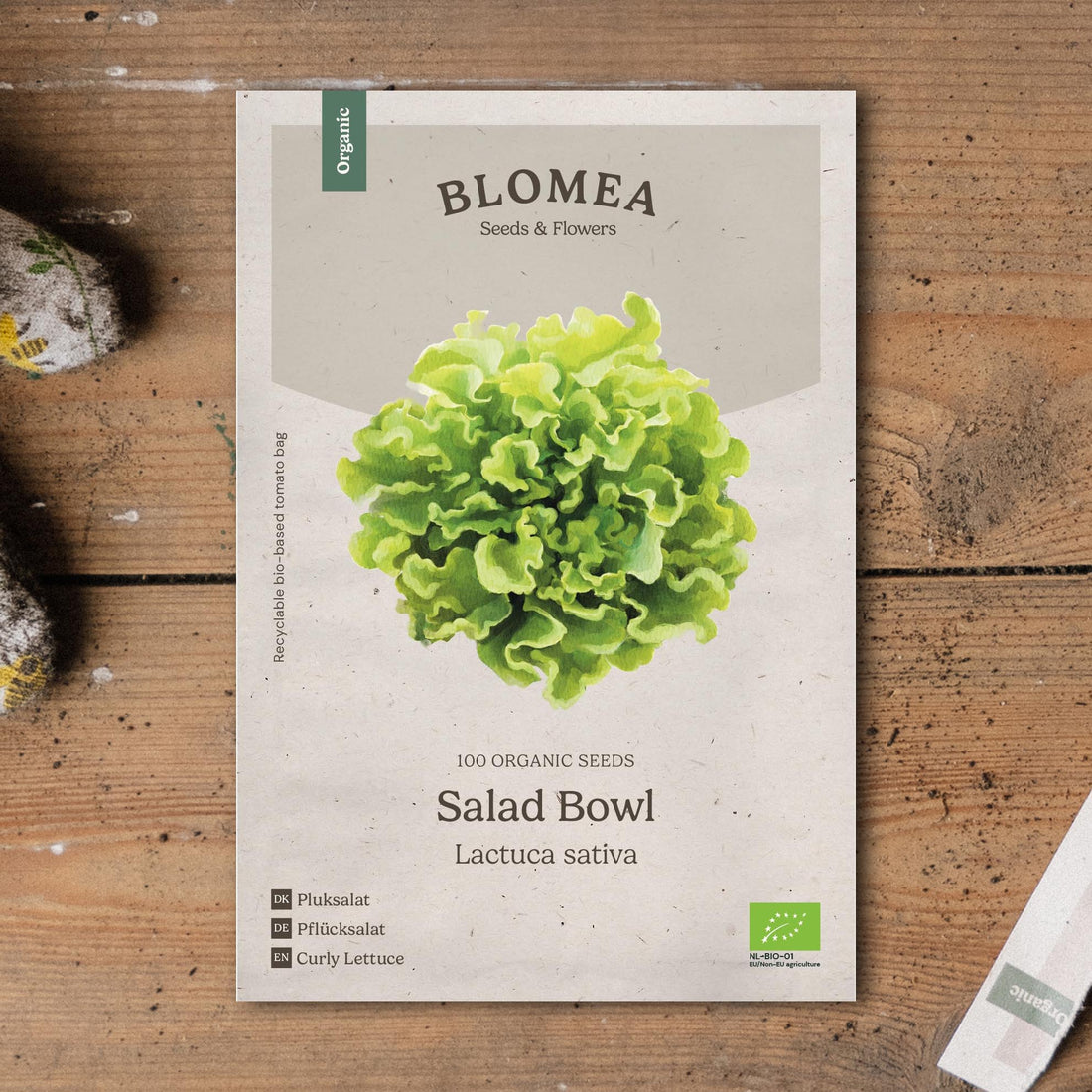 Salaatinsiemenet 'Salad Bowl' - 100 luomusiementä