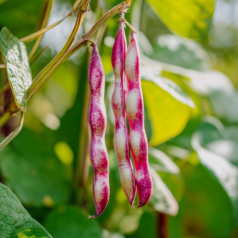Salkopapujen siemenet 'Stokkievitsboon' - 8 luomusiementä