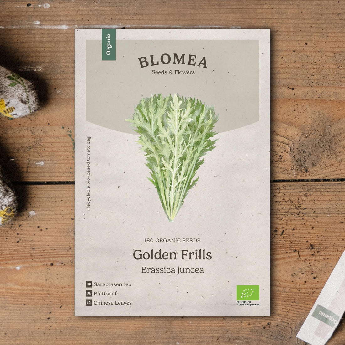 Sareptasinapin siemenet 'Golden Frills' - 180 luomusiementä