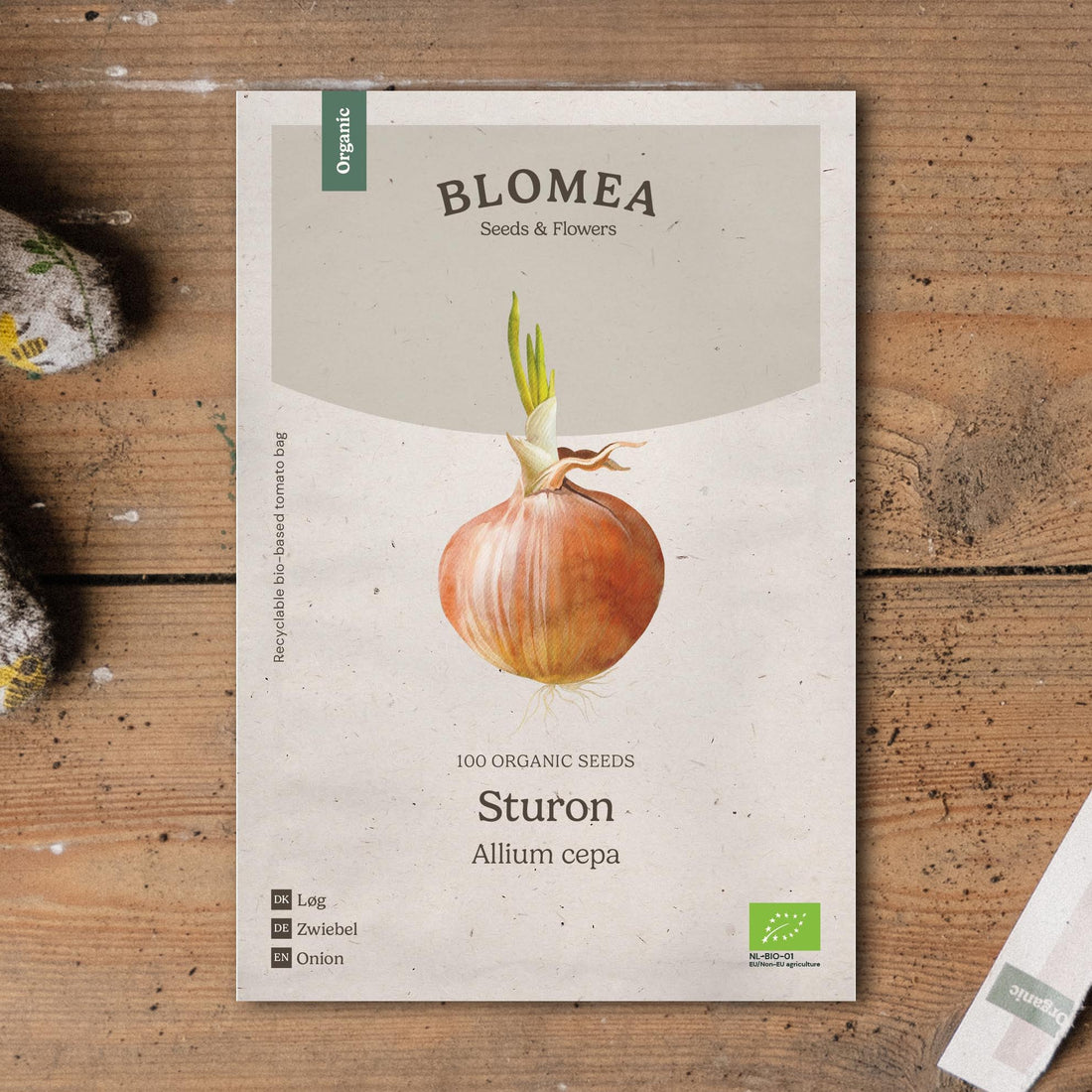 Sipulin siemenet 'Sturon' - 100 luomusiementä