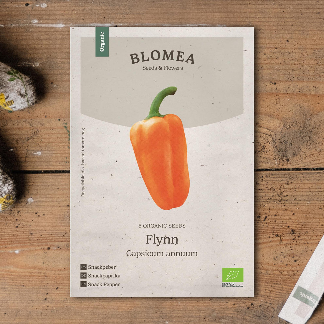 Snack - paprika 'Flynn' - 5 luomusiementä