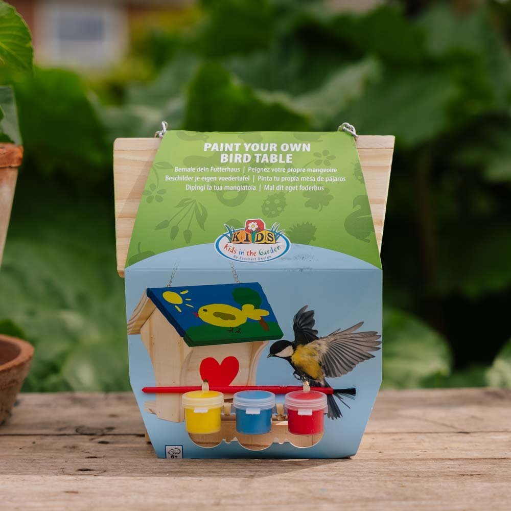 Tee - se - itse lintupöytä maalaussetillä