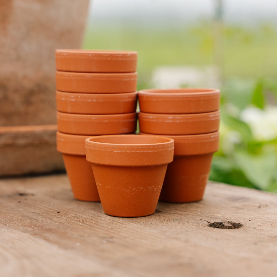 Terrakottaruukut 5/6 cm, 9 kpl.