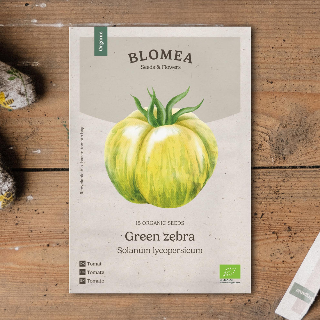 Tomaatinsiemenet 'Green Zebra' - 15 luomusiementä