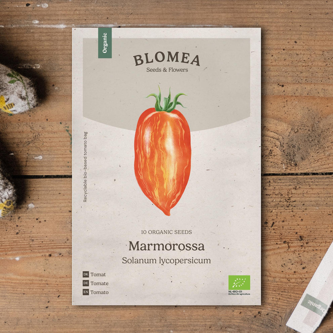 Tomaatin siemenet 'Marmorossa' - 10 luomusiementä