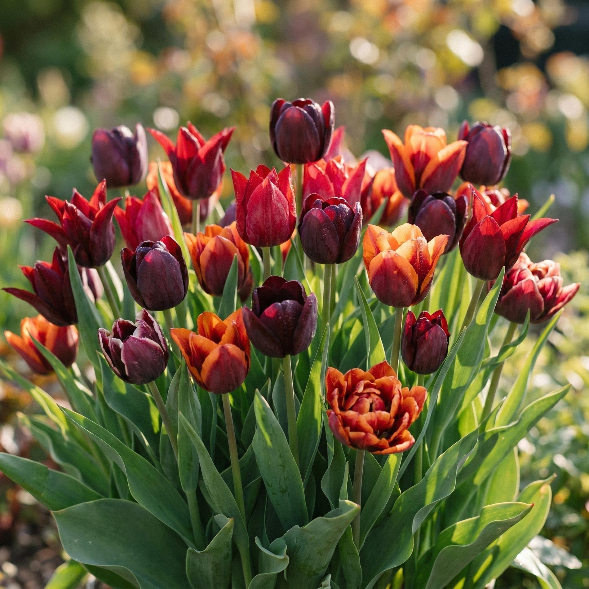 Tulppaaniseos 'After Dusk Bouquet Mix'