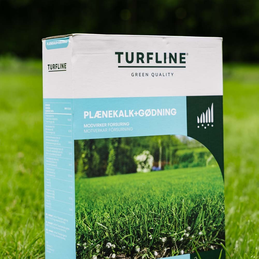 Turfline - nurmikkokalkki ja lannoite 11/2/4, 3, 5 kg