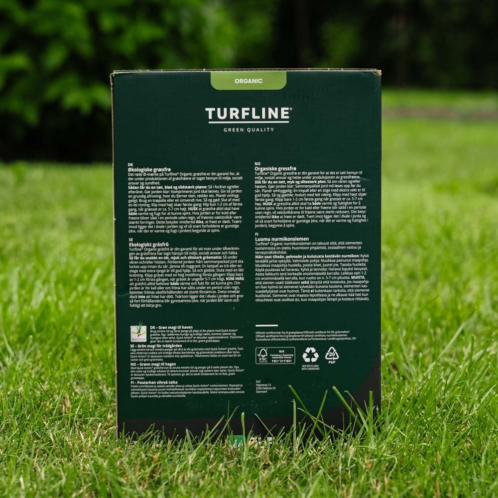Turfline Organic ruohonsiemenet, 1 kg (50 m²)