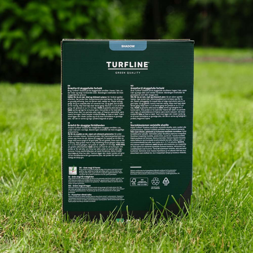Turfline Shadow ruohonsiemenet, 1,9 kg (95 m²)