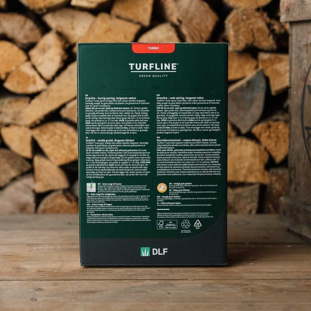 Turfline Turbo ruohonsiemenet, 1 kg (50 m²)