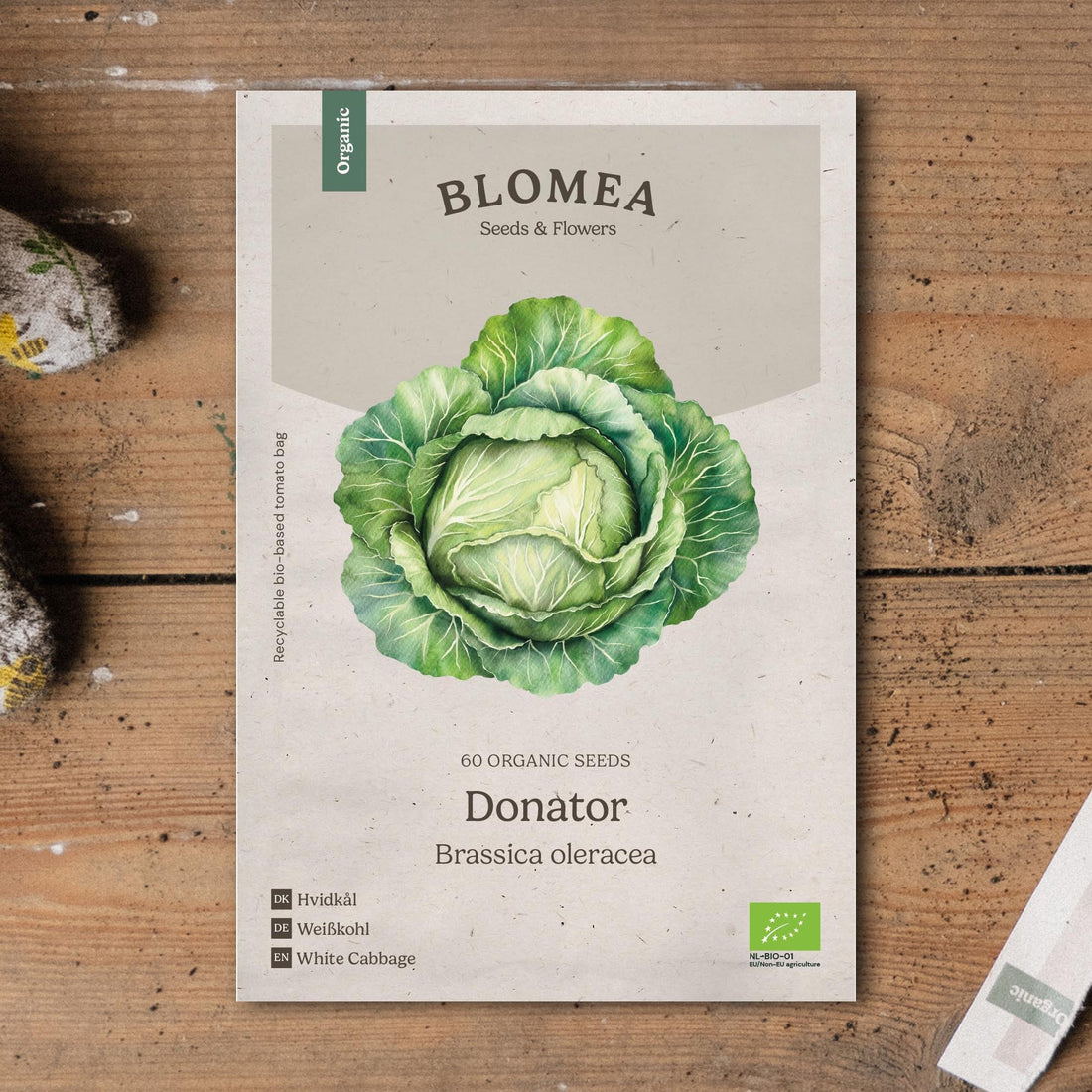 Valkokaalin siemenet 'Donator' - 60 luomusiementä