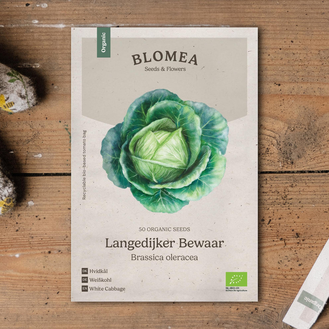 Valkokaalin siemenet 'Langedijker Bewaar' - 50 luomusiementä