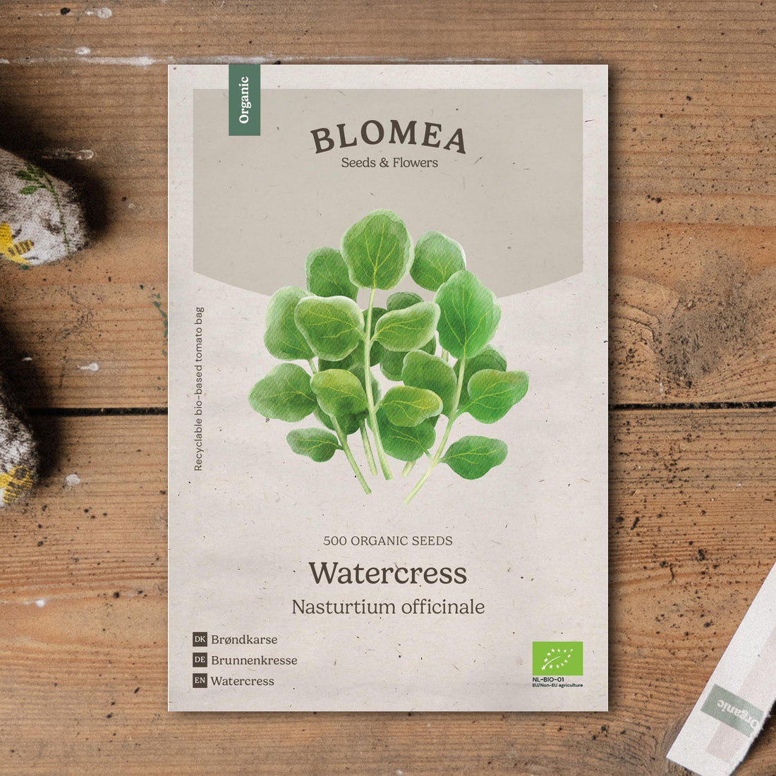 Vesikrassin siemenet - 500 luomusiementä